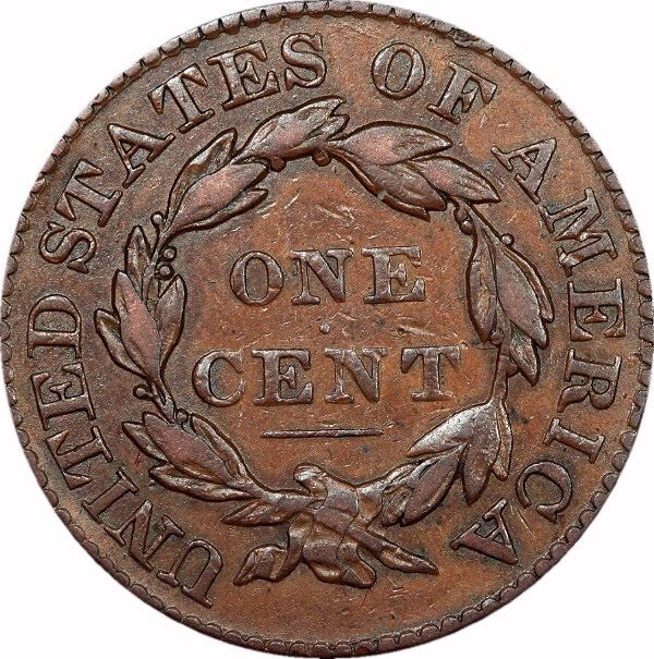 1827 Coronet Head Large Cent  coin collectible - Main Image 2