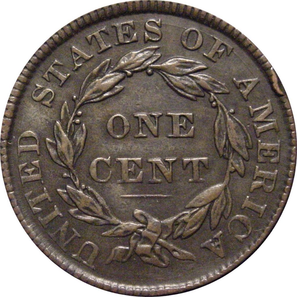 1835 Coronet Head Large Cent Head Of 36  coin collectible - Main Image 2