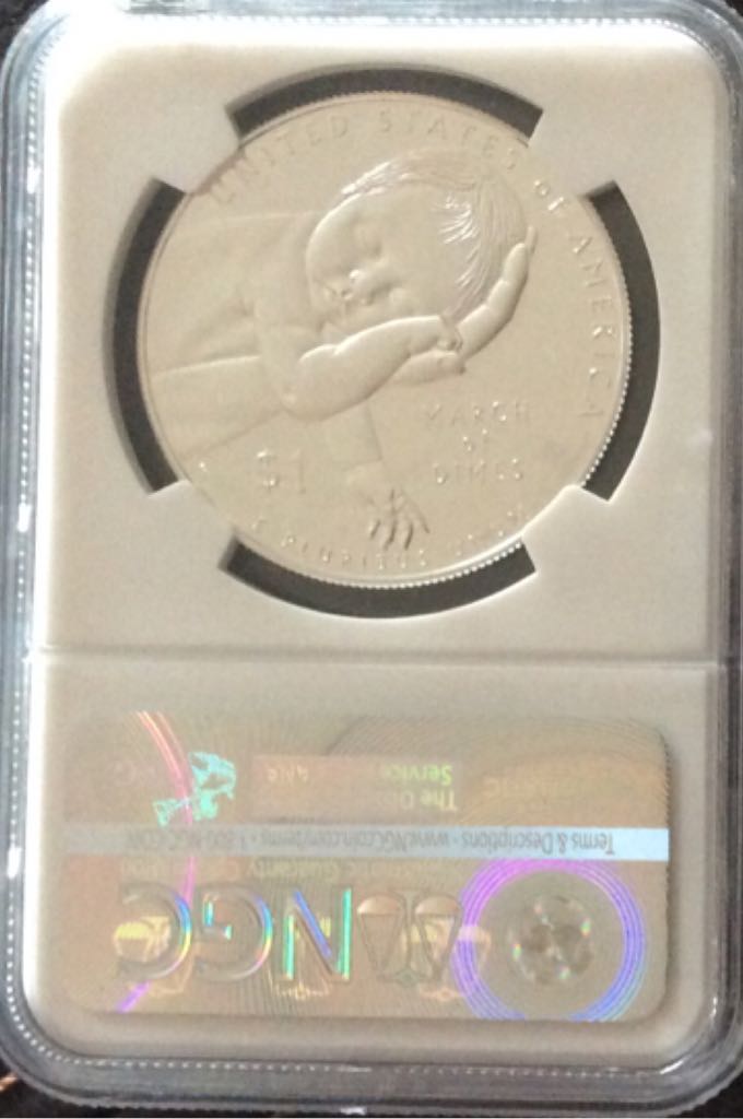 Dollar, March Of Dimes Roosevelt 2015 W  coin collectible - Main Image 2