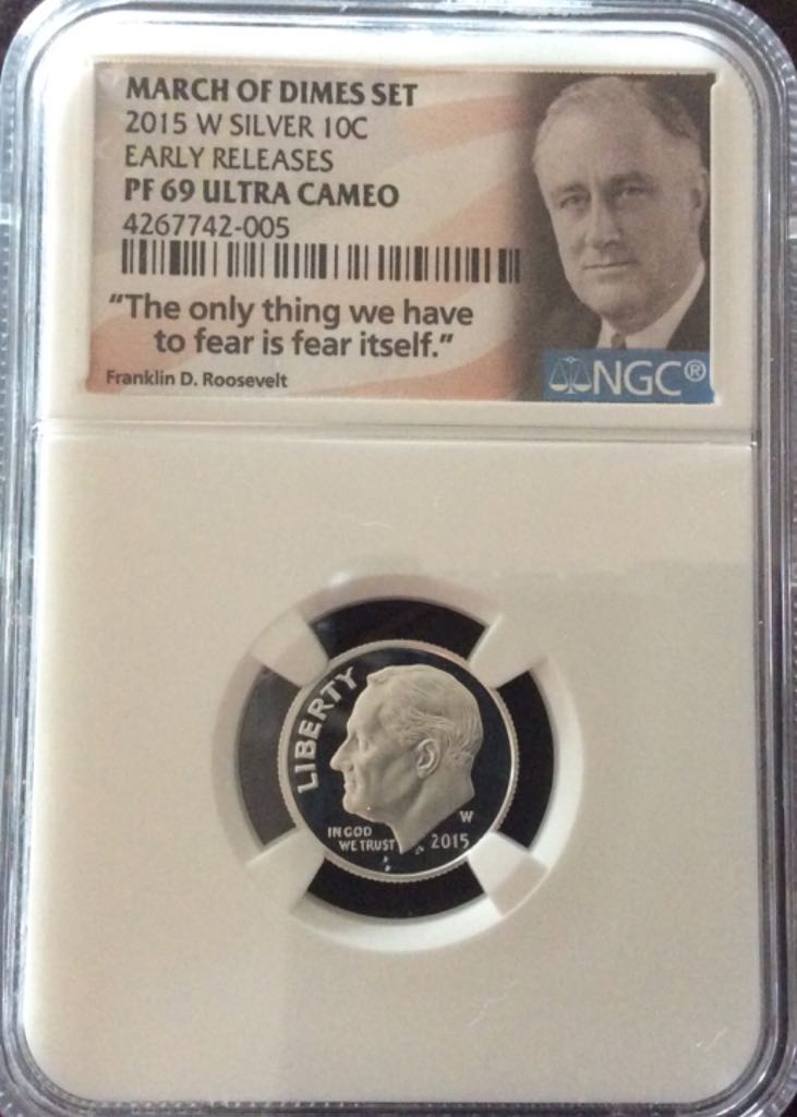 Dime, March Of Dimes Roosevelt 2015 W