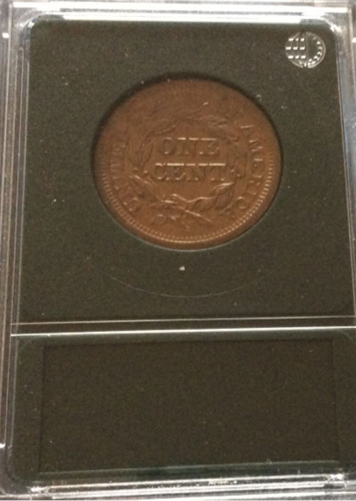 Cent, Large Cent Matron Braided Hair 1846 N-20  coin collectible - Main Image 2