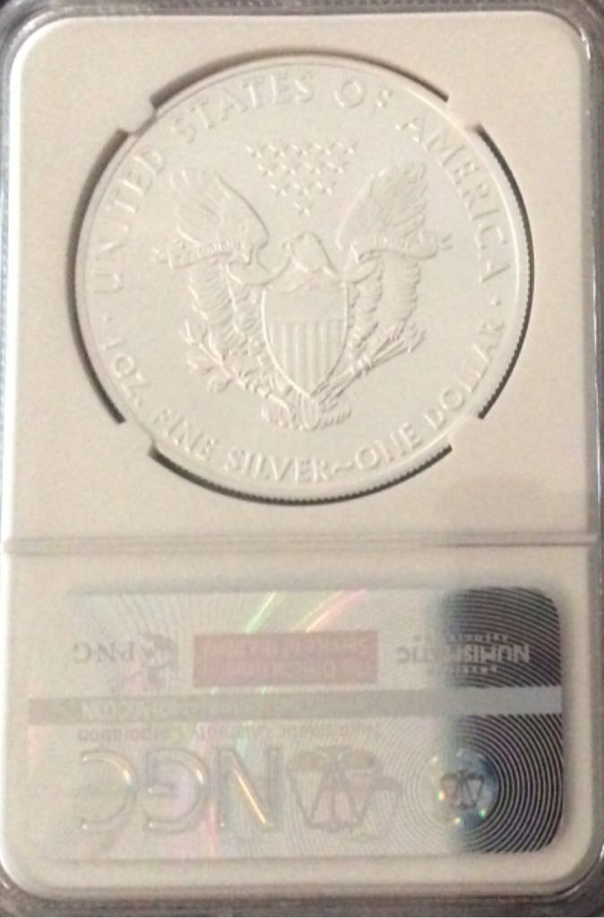 Dollar, American Eagle Silver 2015 Cubs  coin collectible - Main Image 2