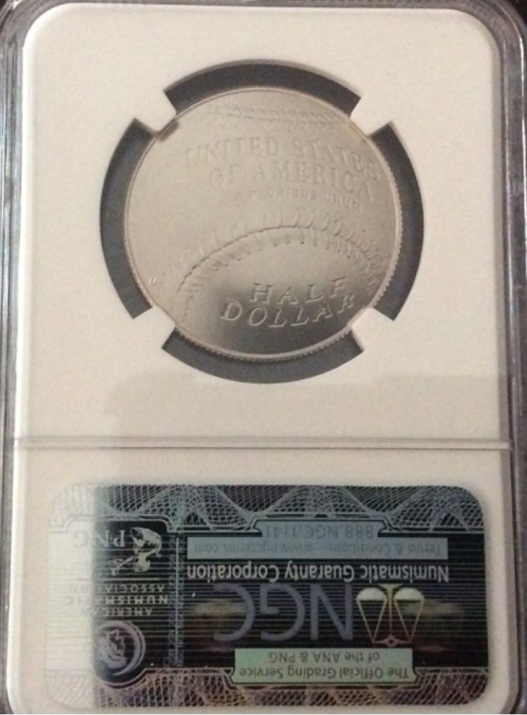 Half Dollar, Baseball HOF 2014 D 50C Johnny Bench  coin collectible - Main Image 2