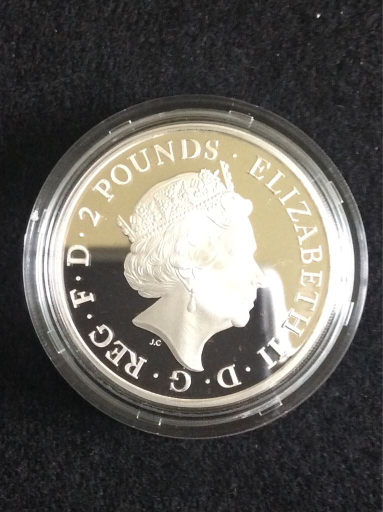Britannia £2 Silver Proof 1 Ounce  coin collectible - Main Image 2