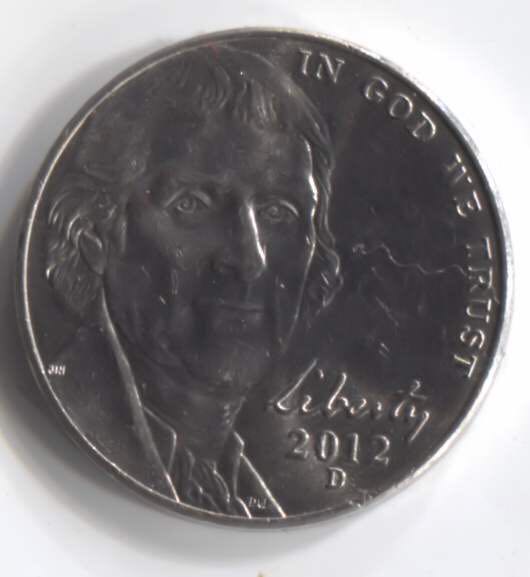 American 2012 Nickel  coin collectible - Main Image 2