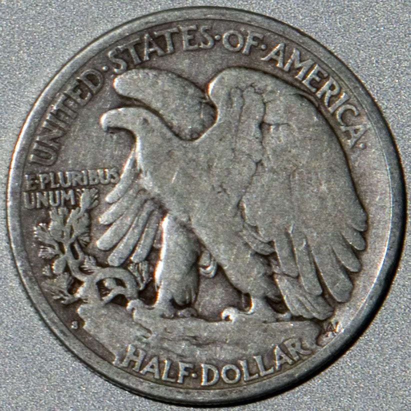 1943-S Walking Liberty Half Dollar  coin collectible - Main Image 2