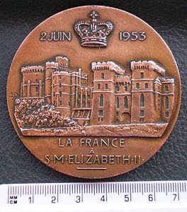 Queen Elizabeth II Coronation Medal  coin collectible - Main Image 2