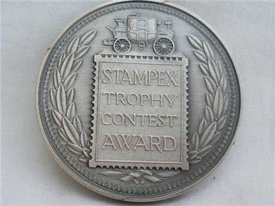 Stampex Silvered Bronze Medal  coin collectible - Main Image 2