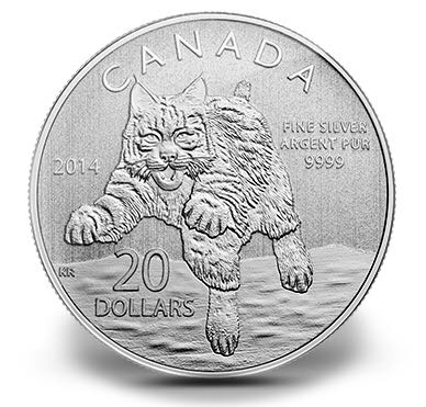 $20 Lynx Roux 2014  coin collectible - Main Image 2