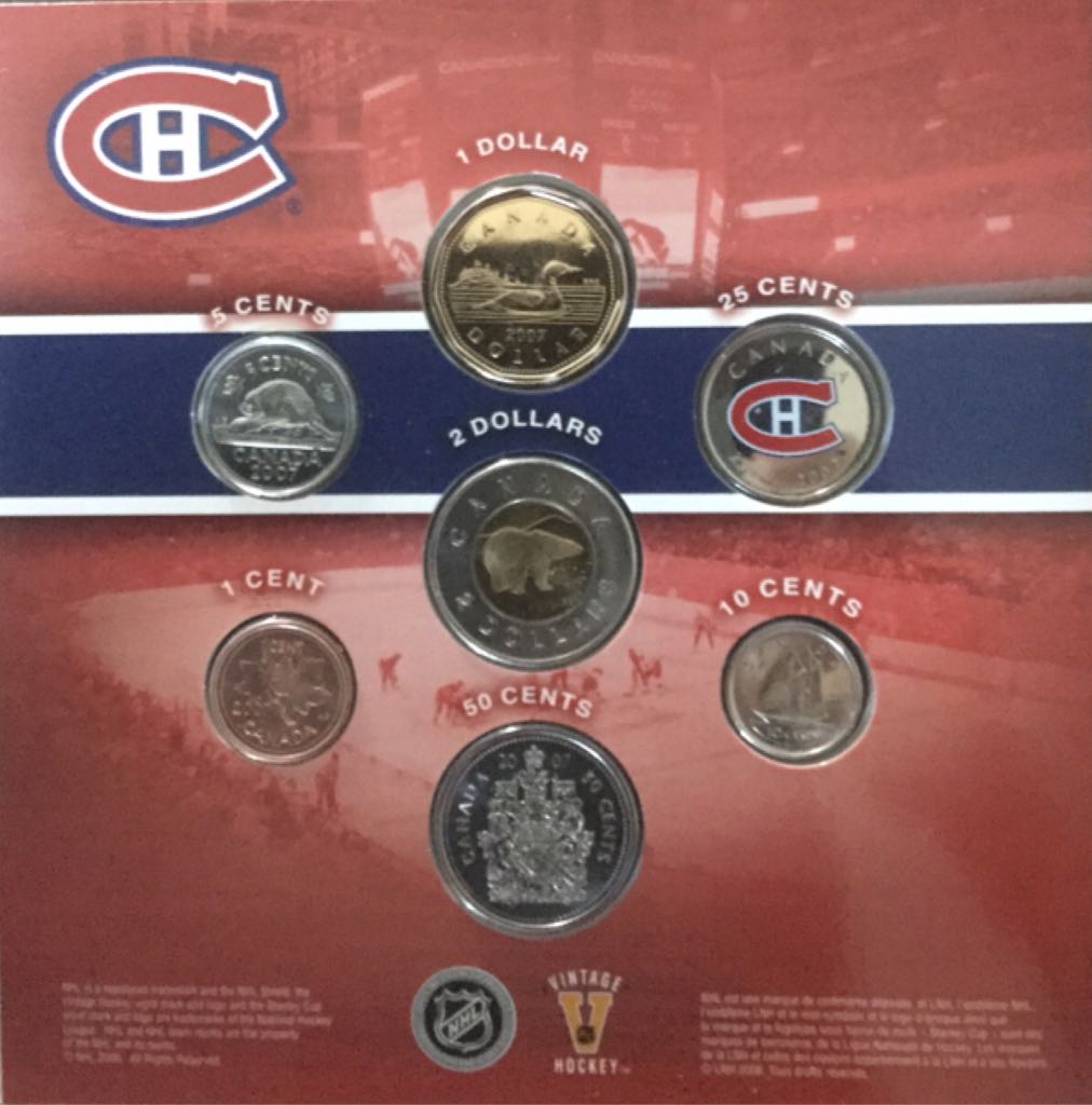 Ensemble De Pièces Canadiens De Montréal 2007  coin collectible - Main Image 2