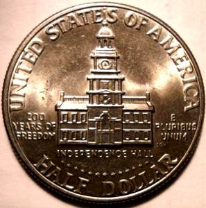 1976-D Kennedy Half Dollar  coin collectible - Main Image 2