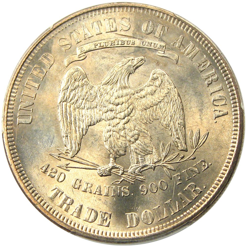 Trade Dollar P  coin collectible - Main Image 2