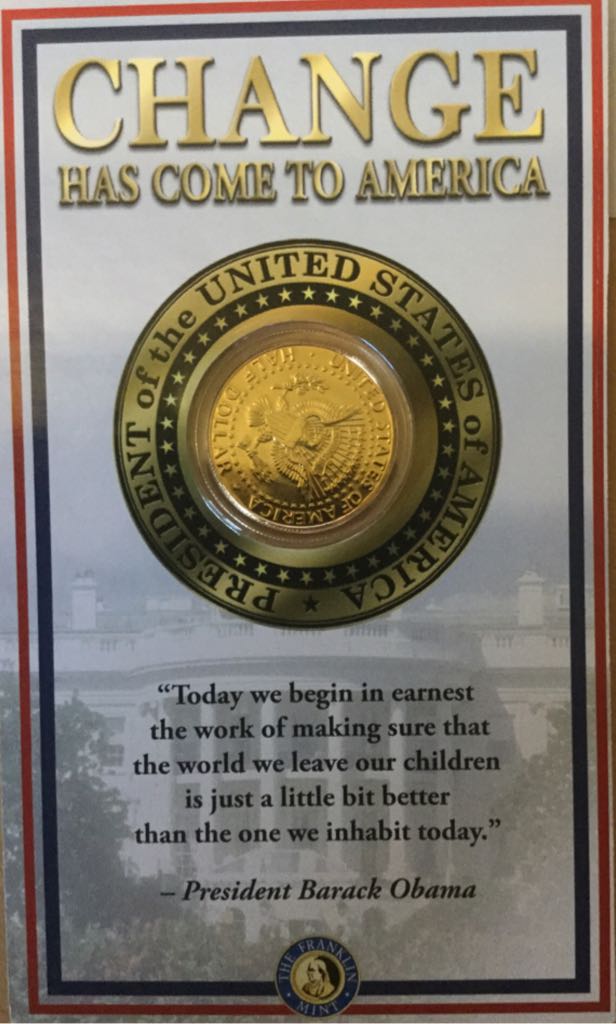 Barack Obama Presidential Commemorative Coin  coin collectible - Main Image 2