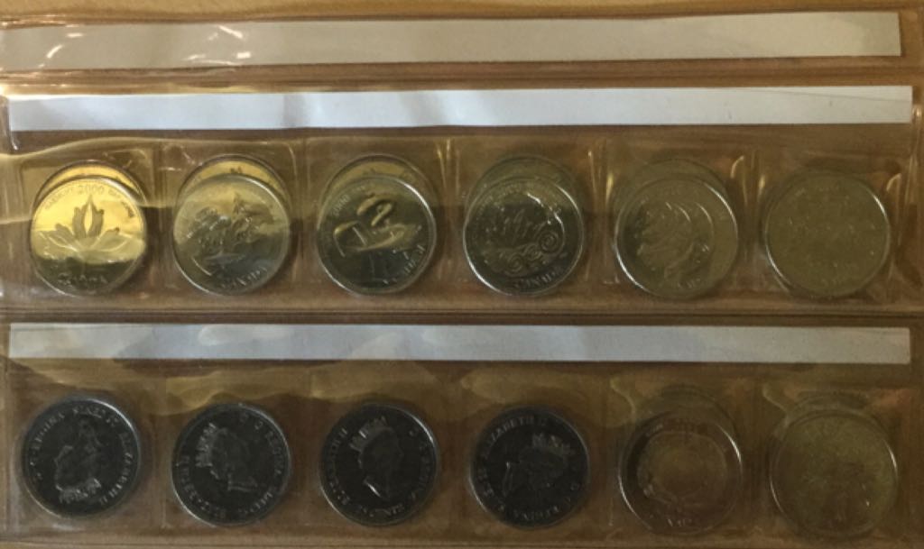 25 Cents Canada 2000 Ensemble Contenant Plastifié  coin collectible - Main Image 2