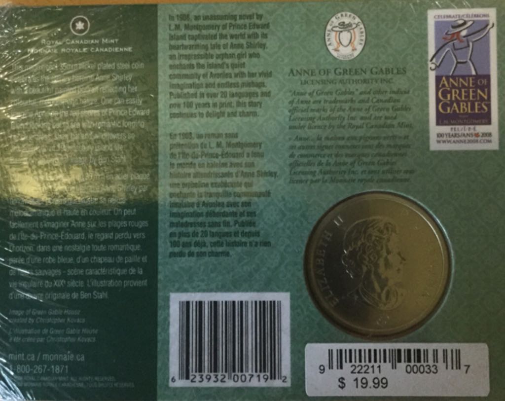 Anne... La Maison Aux Pignon Vert  coin collectible - Main Image 2