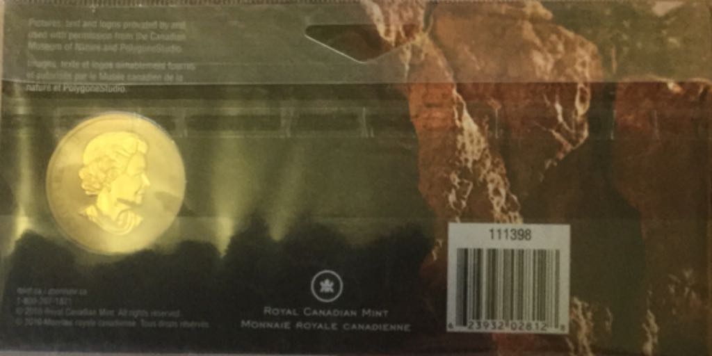 Exposition De Dinosaures Galerie Des Fossiles 2010  coin collectible - Main Image 2