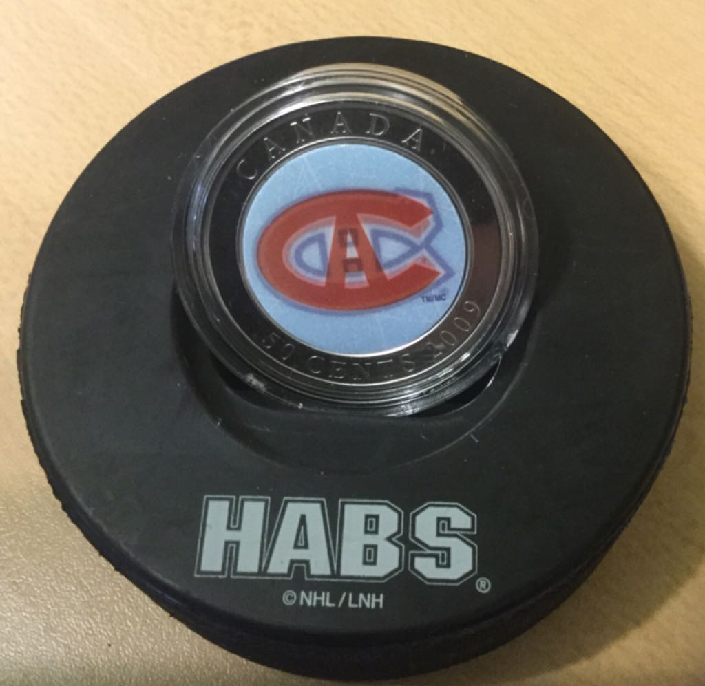 50 Cents Pièce Canadiens De Montréal coin collectible - Main Image 1