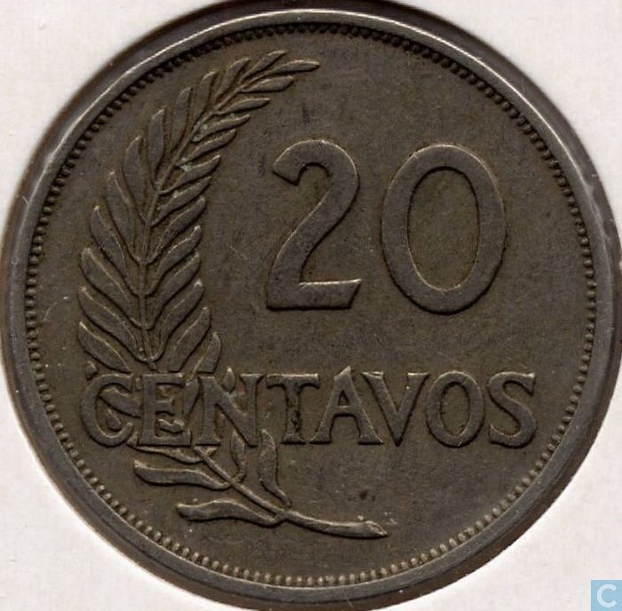 20 Centavos - Head of Ceres  coin collectible - Main Image 2