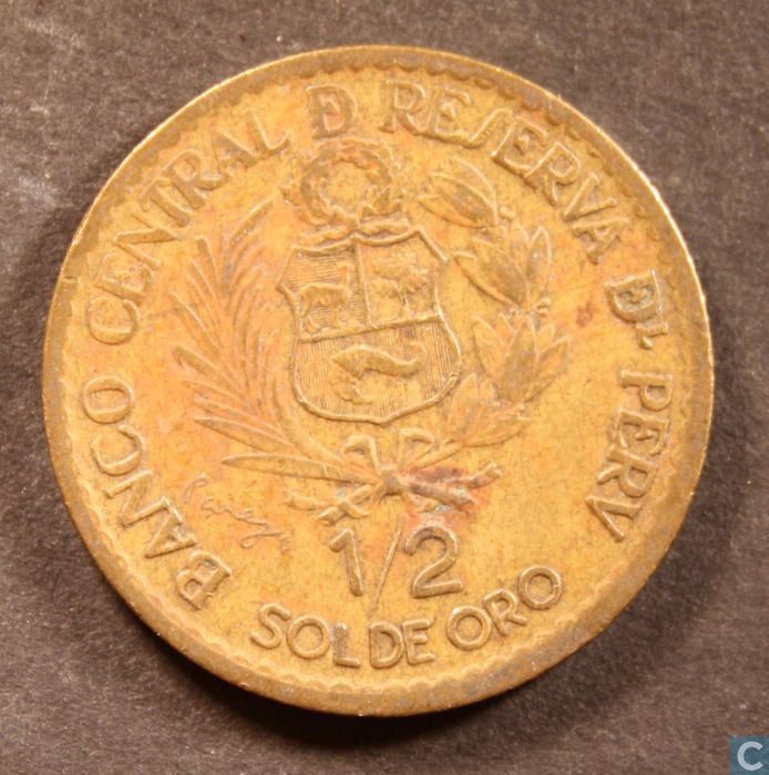 1/2 Sol De Oro - Casa De Moneda  coin collectible - Main Image 2