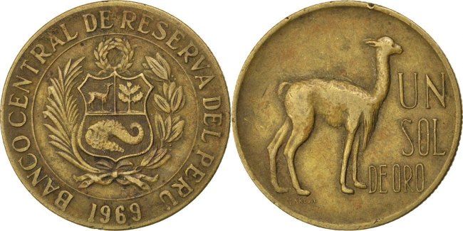 1/2 Sol De Oro - Llamita  coin collectible - Main Image 2