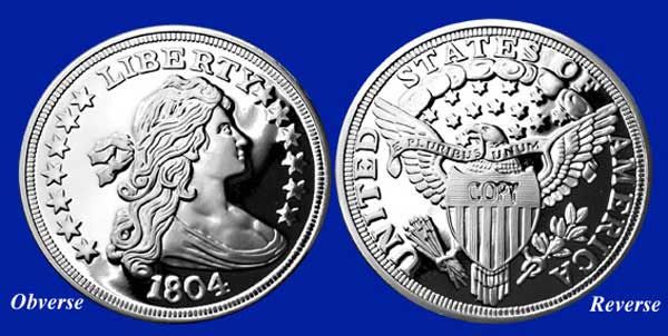 Draped Bust Dollar  coin collectible - Main Image 2