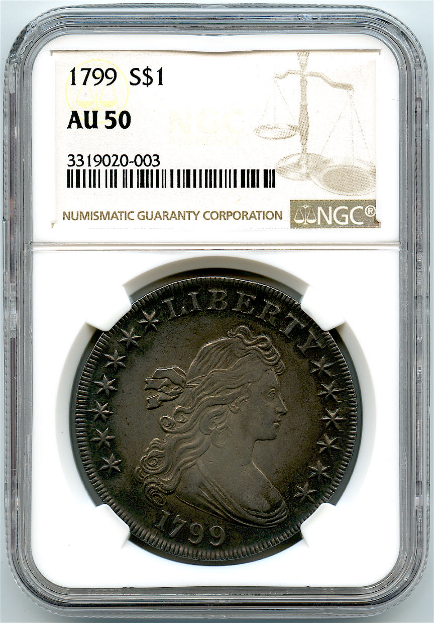 Draped Bust Dollar  coin collectible - Main Image 3