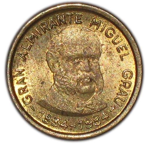 100 Soles De Oro - Miguel Grau  coin collectible - Main Image 2
