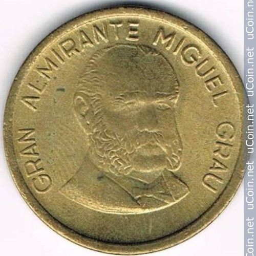 10 Centimos - Miguel Grau  coin collectible - Main Image 2