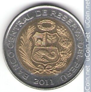 2 Nuevos Soles  coin collectible - Main Image 2