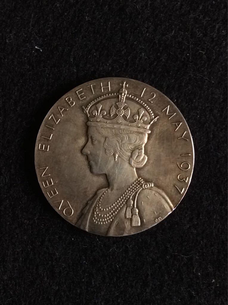 Small George VI Commemorative Coronation Medal  coin collectible - Main Image 2