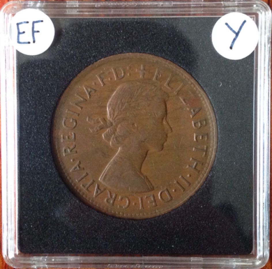 1955 Penny (Y)  coin collectible - Main Image 2