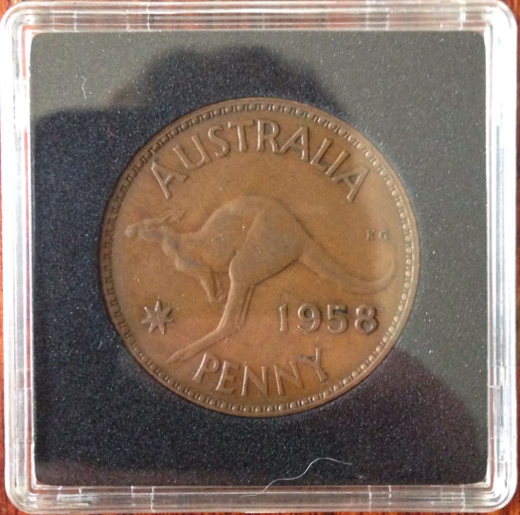 1958 Penny  coin collectible - Main Image 1