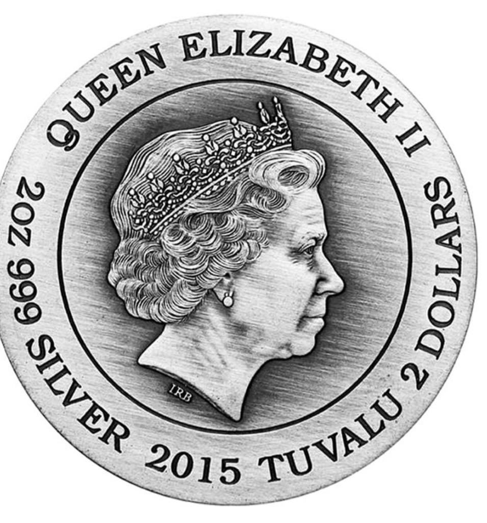 2015 Tuvalu Athenia Coin  coin collectible - Main Image 2