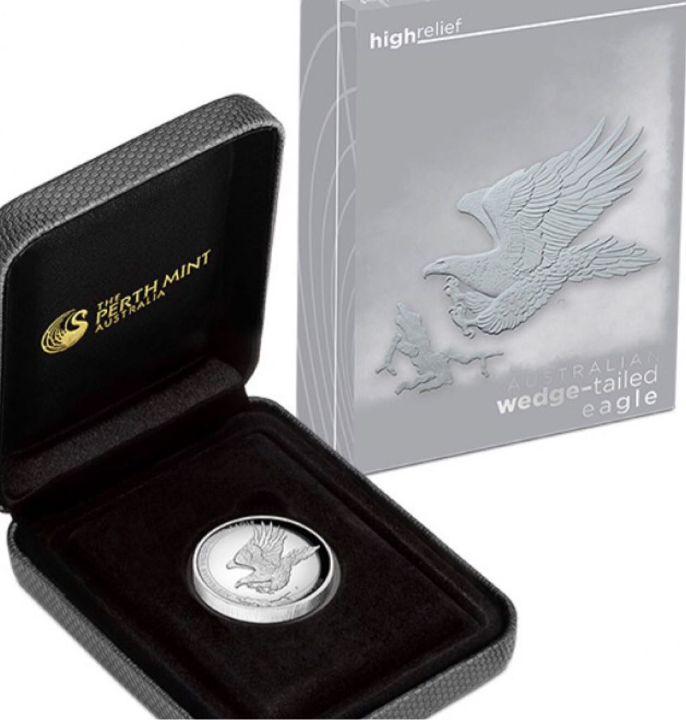 2015 5 Oz. Austrailian Wedge Tailed Eagle UHR  coin collectible - Main Image 2