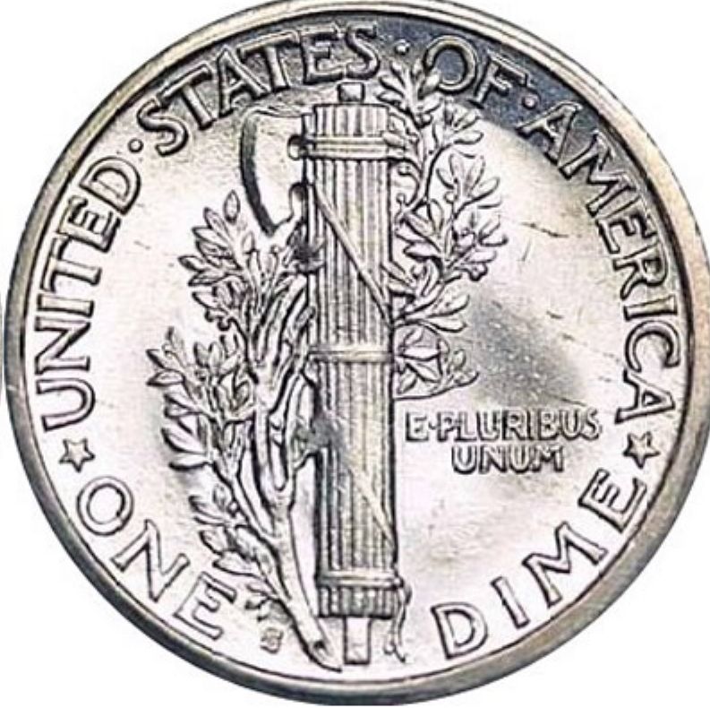 Mercury Dime - S  coin collectible - Main Image 2