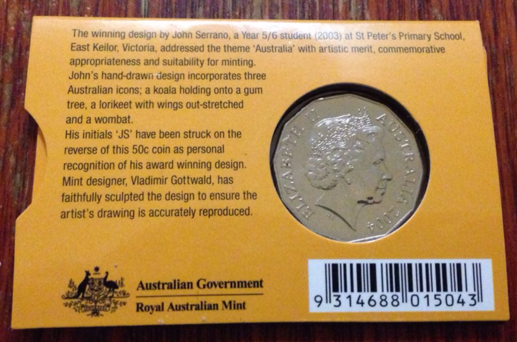 2004 50c Student Design  coin collectible - Main Image 2