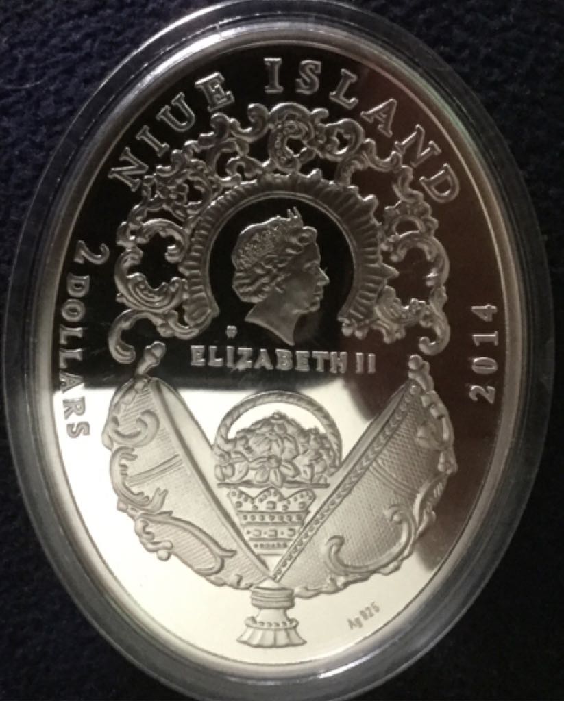 2014 Niue Faberge Egg Trans Siberian Railway  coin collectible - Main Image 2