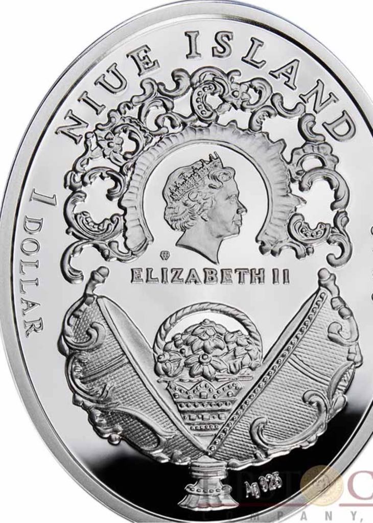 2015 $1 Niue Island Faberge Eggs   coin collectible - Main Image 2