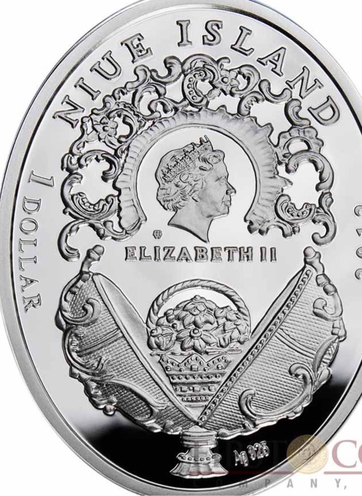 2011 $2 Niue Island Egg  coin collectible - Main Image 2