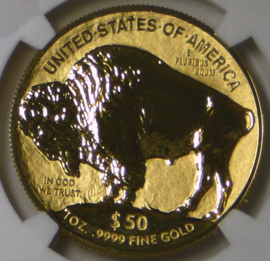 2013 $50 Buffalo Rev Proof ANA  coin collectible - Main Image 2