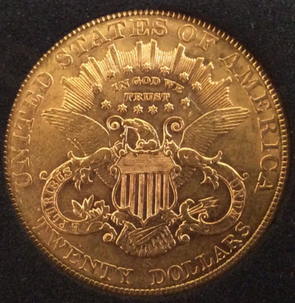 1901 $20 Double Eagle  coin collectible - Main Image 2