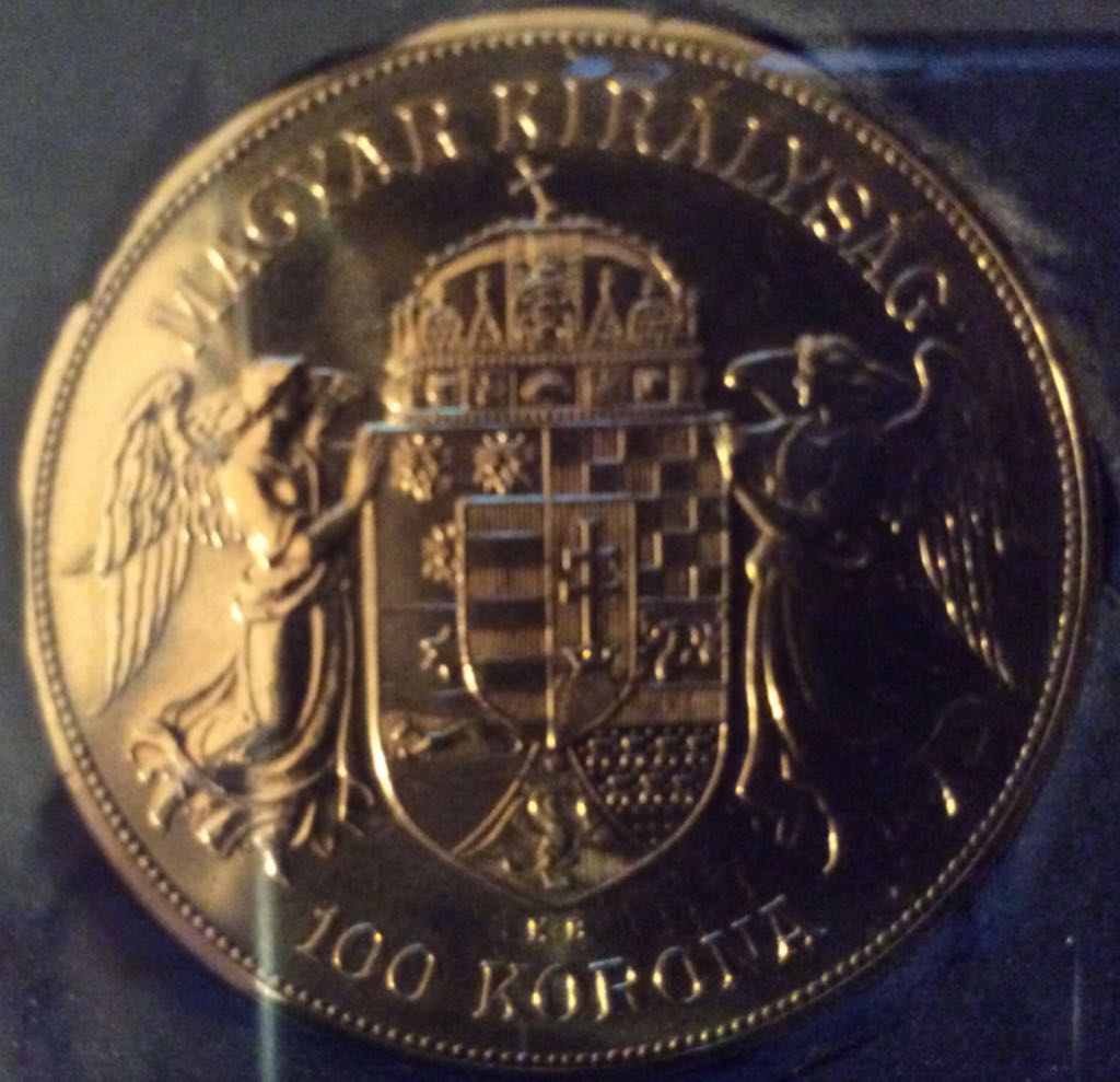 1908 Hungarian 100 Korona  coin collectible - Main Image 2