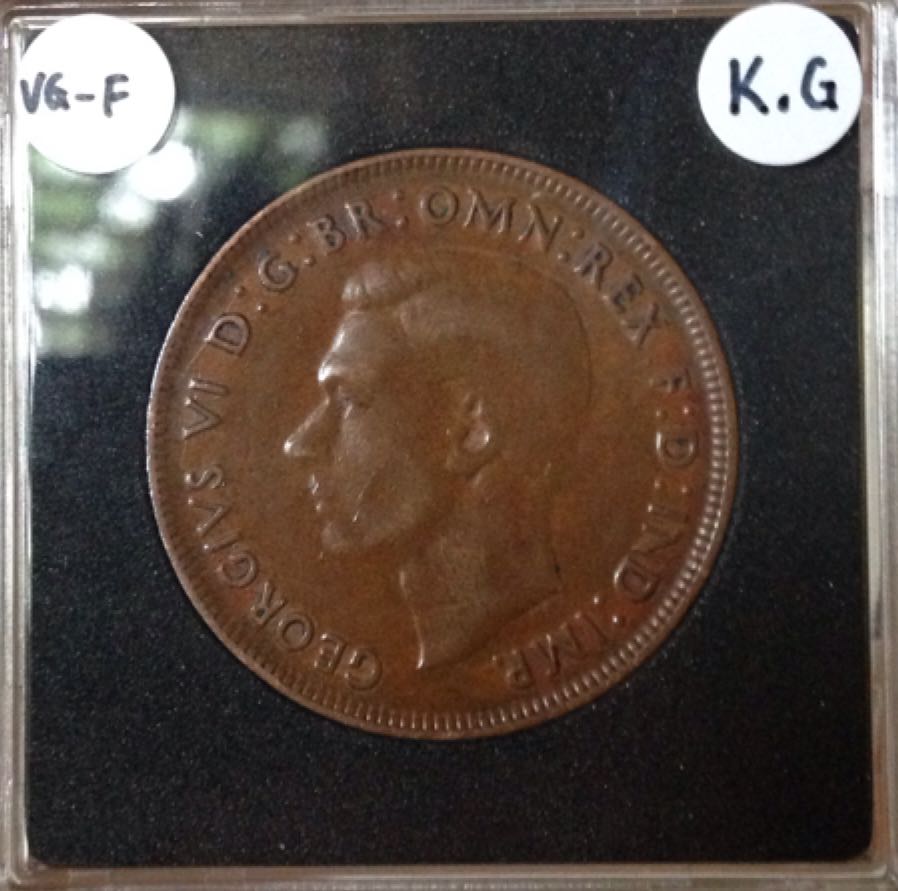 1940 Penny (K.G)  coin collectible - Main Image 2