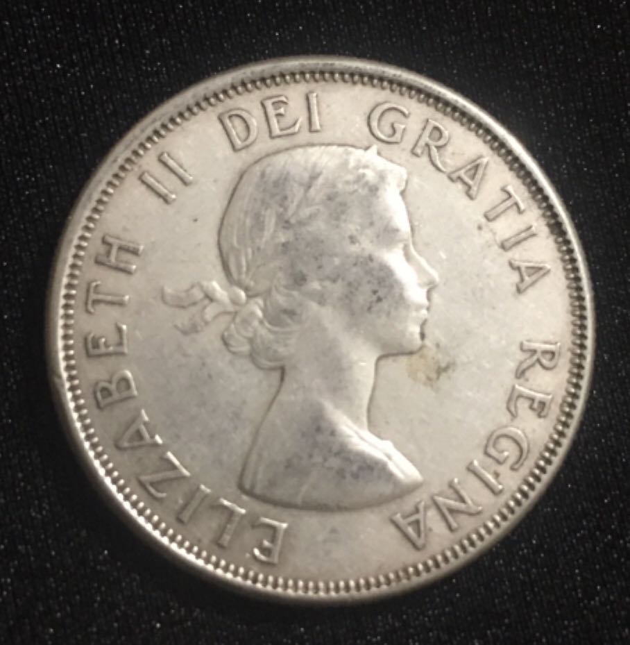 Canada 1960 50 Cents  coin collectible - Main Image 2