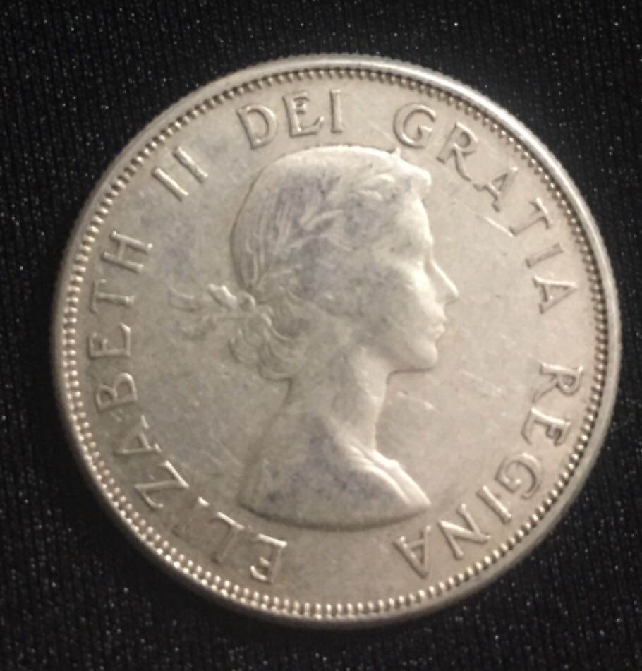 Canada 1959 50 Cents  coin collectible - Main Image 2