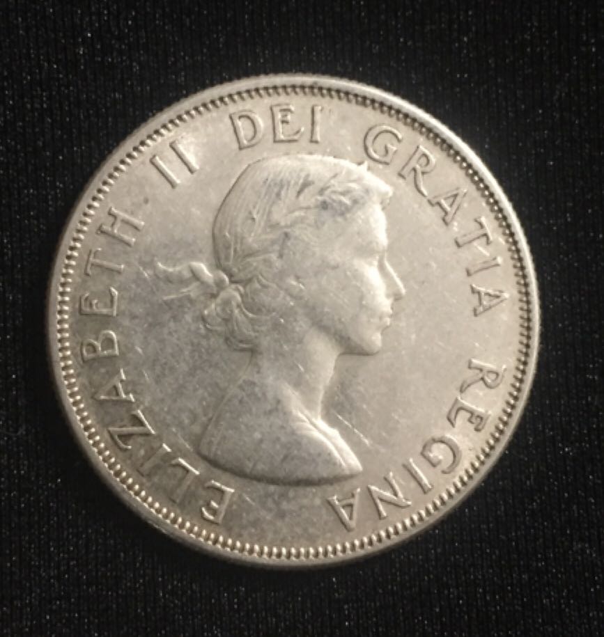 Canada 1957 50 Cents  coin collectible - Main Image 2