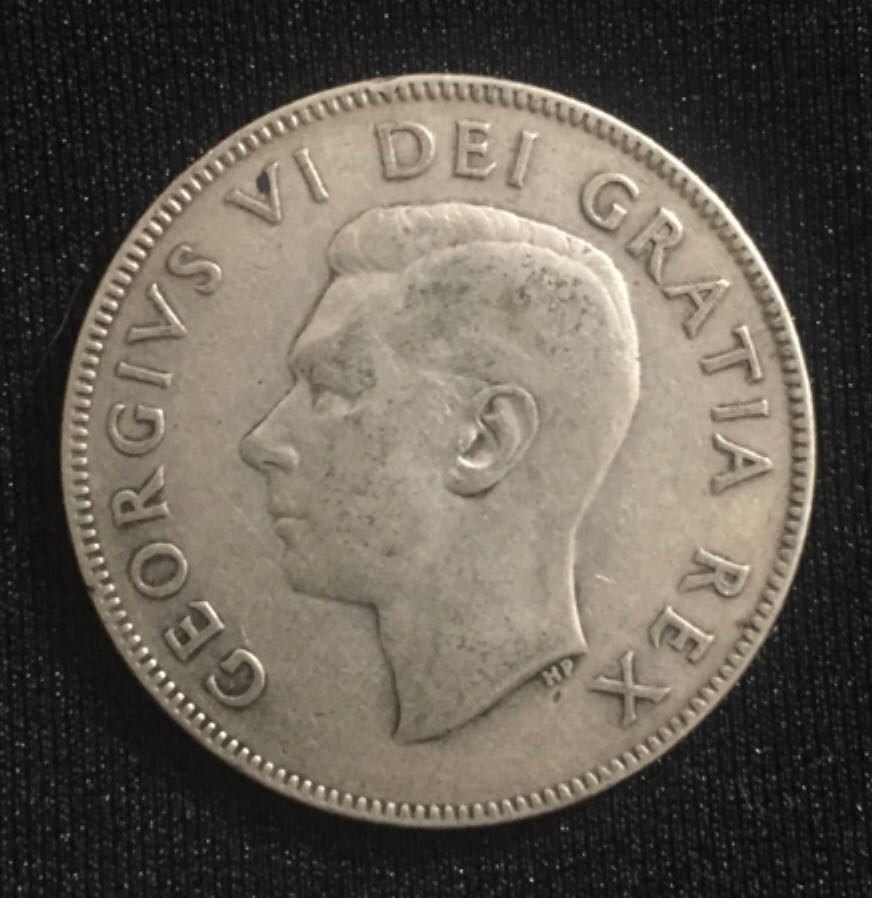 Canada 1950 50 Cents  coin collectible - Main Image 2