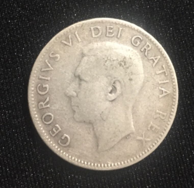 Canada 1952 25 Cents  coin collectible - Main Image 2