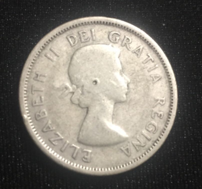 Canada 1957 25 Cents  coin collectible - Main Image 2