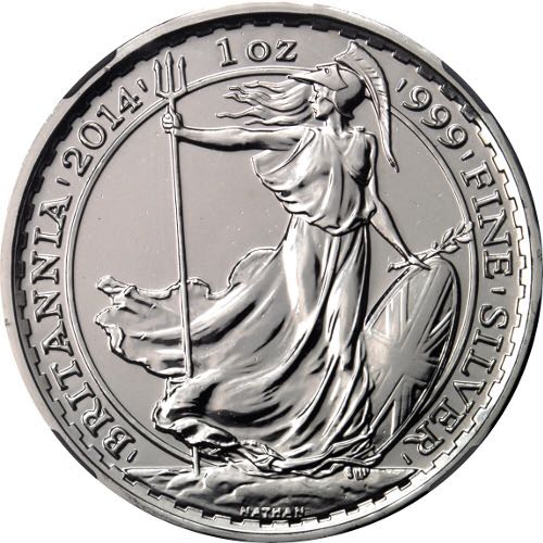Lee 2014 Horse Privy British Silver Britannia  coin collectible - Main Image 2